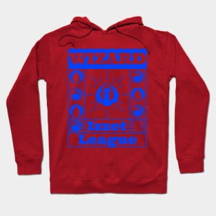 Izzet League | Wizard | MTG Guild Blue on Red Design Hoodie